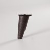 Pack de 4 patas de madera para sofás o muebles. Modelo Capri. Altura 12 cm.