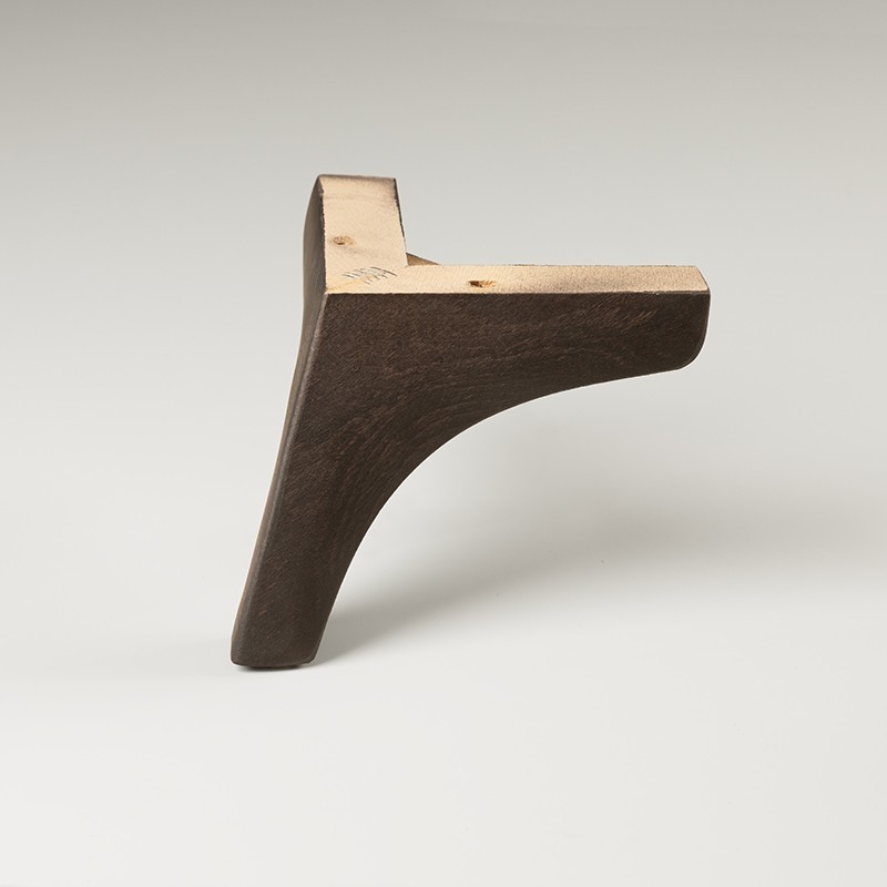 Pack de 4 patas de madera para sofás, muebles o camas. Modelo Enya. Altura 13 cm.